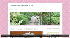 Desktop Screenshot of coton-de-tulear.si