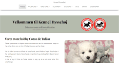 Desktop Screenshot of coton-de-tulear.dk